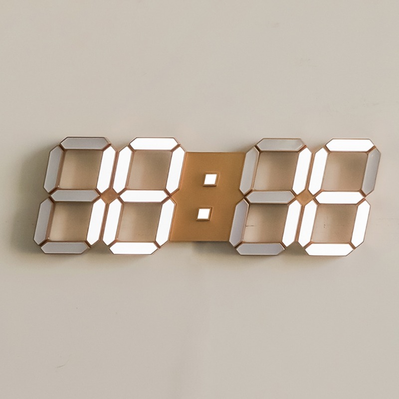 국산 플라이토 인테리어 LED 벽시계 38cm 골드 / 포토구매평